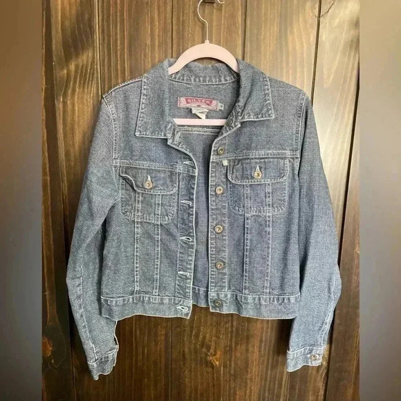 RARE FIND Vintage-Y2K Silver Jeans Denim Jacket. Size: Large - Picture 2 of 14